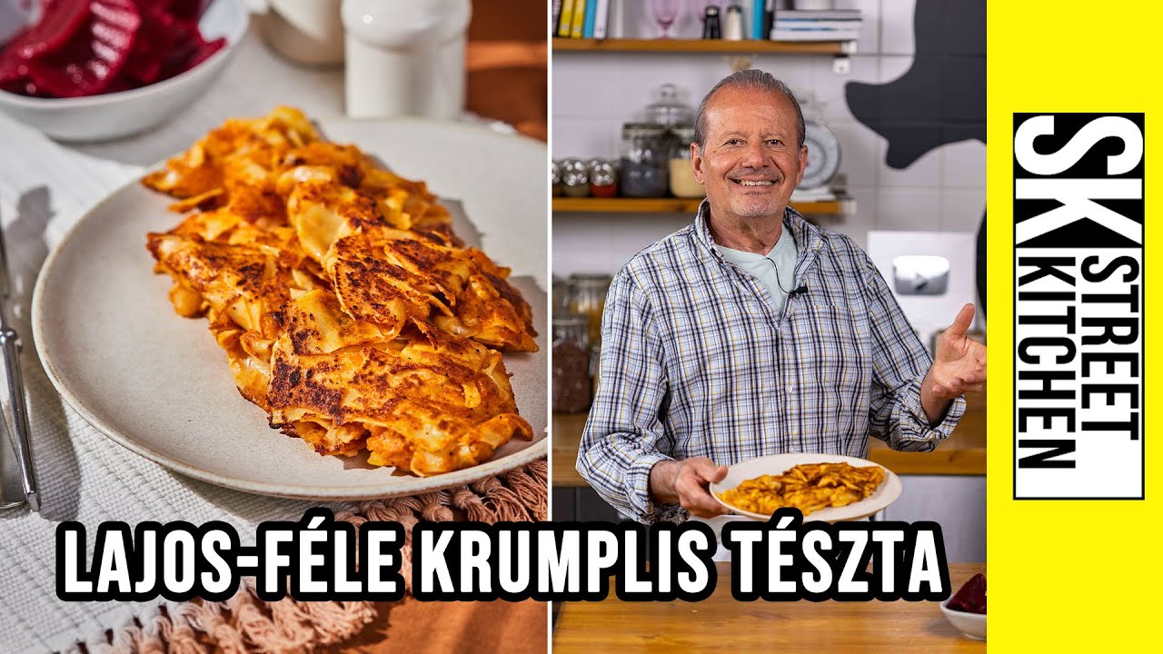 KRUMPLIS TÉSZTA, ahogy LAJOS készíti😍