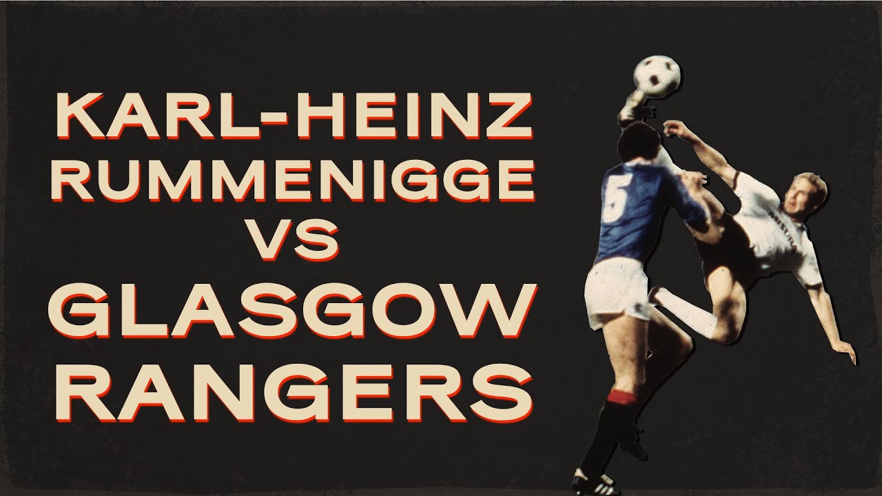 Karl-Heinz Rummenigge vs Glasgow Rangers | 1984/85 UEFA Cup | Highlights