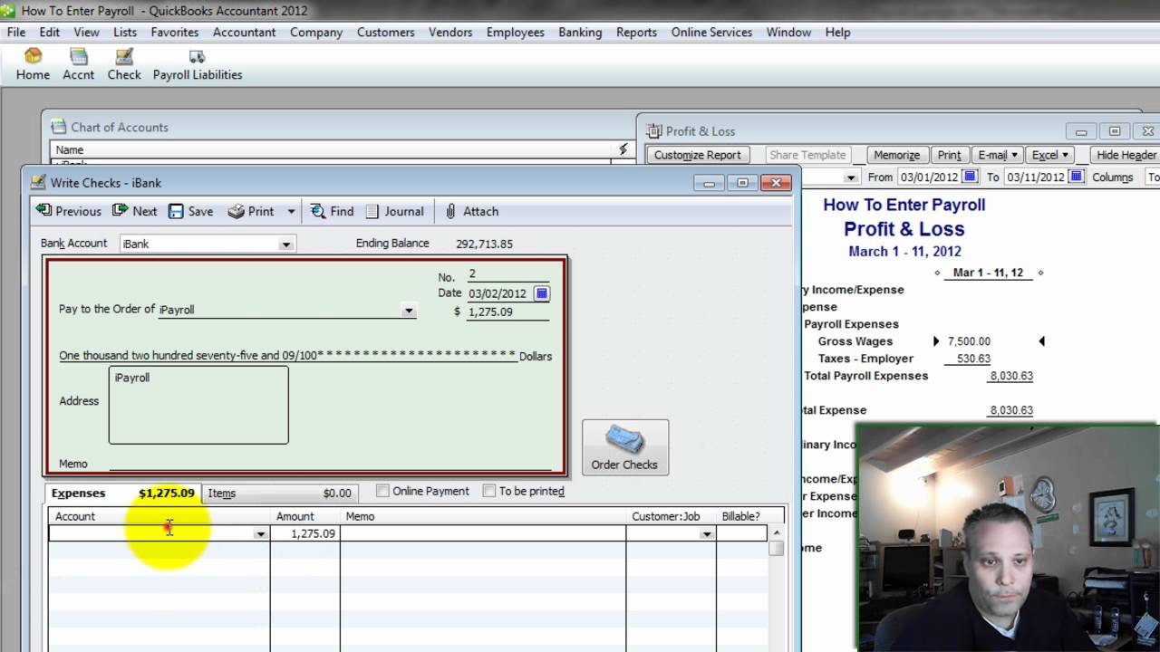 How To Enter Payroll Into QuickBooks - Summary