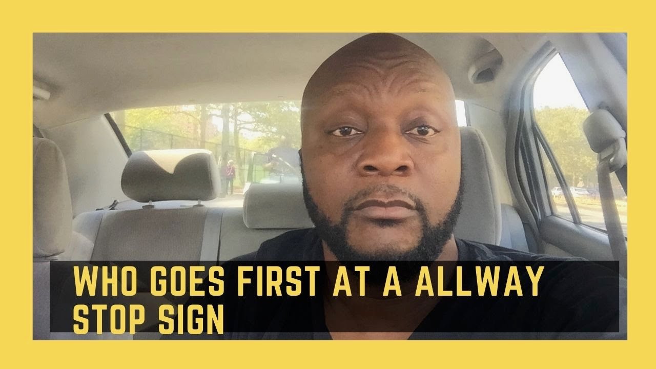 Who Goes First At A All Way Stop Sign