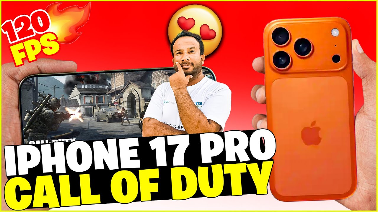 iPhone 17 Pro CODM 120FPS Gameplay - Battery & Heating Reality Check 🎮