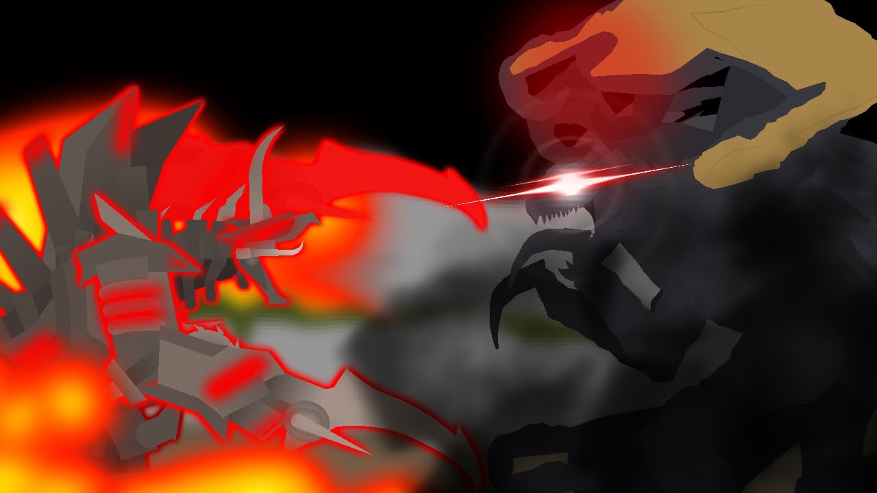 GIGAN VS. MUTO PRIME (EPIC BATTLE) Stick Nodes Pro Animation