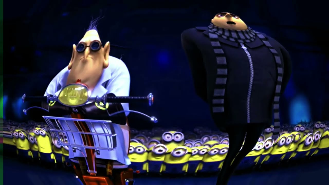 The minions formation when they meet Gru...But It Glitches Into Chaos 🤯💥 (Colors Gone Wild)