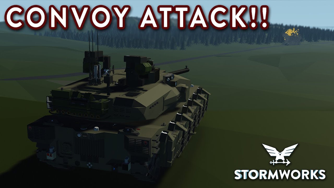 Атака конвоя MBT MK7!! — DLC «Найти и уничтожить оружие» — Stormworks