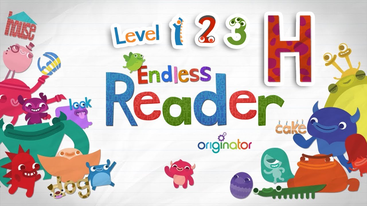 Endless Reader Letter H - Sight Words: HAS, HAVE, HE, HERE, HIM, HIS, HOW, ... | Originator Games