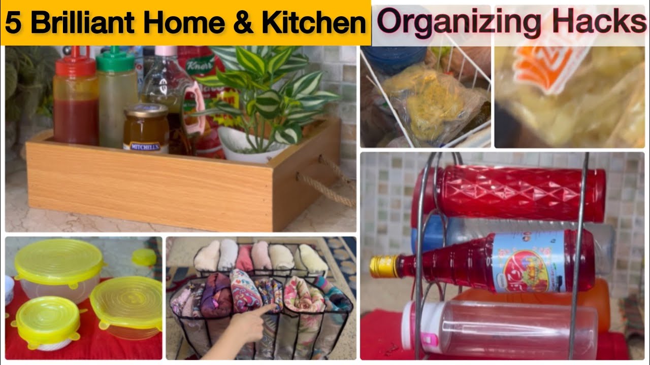 5 Brilliant Kitchen & Home Organizing Hacks | Time & Space Saving Tips | WomeniaATF