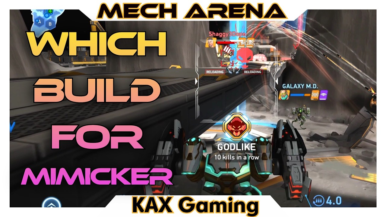 I Used 9 Different Weapons On Max Mimicker in CPC - Mech Arena
