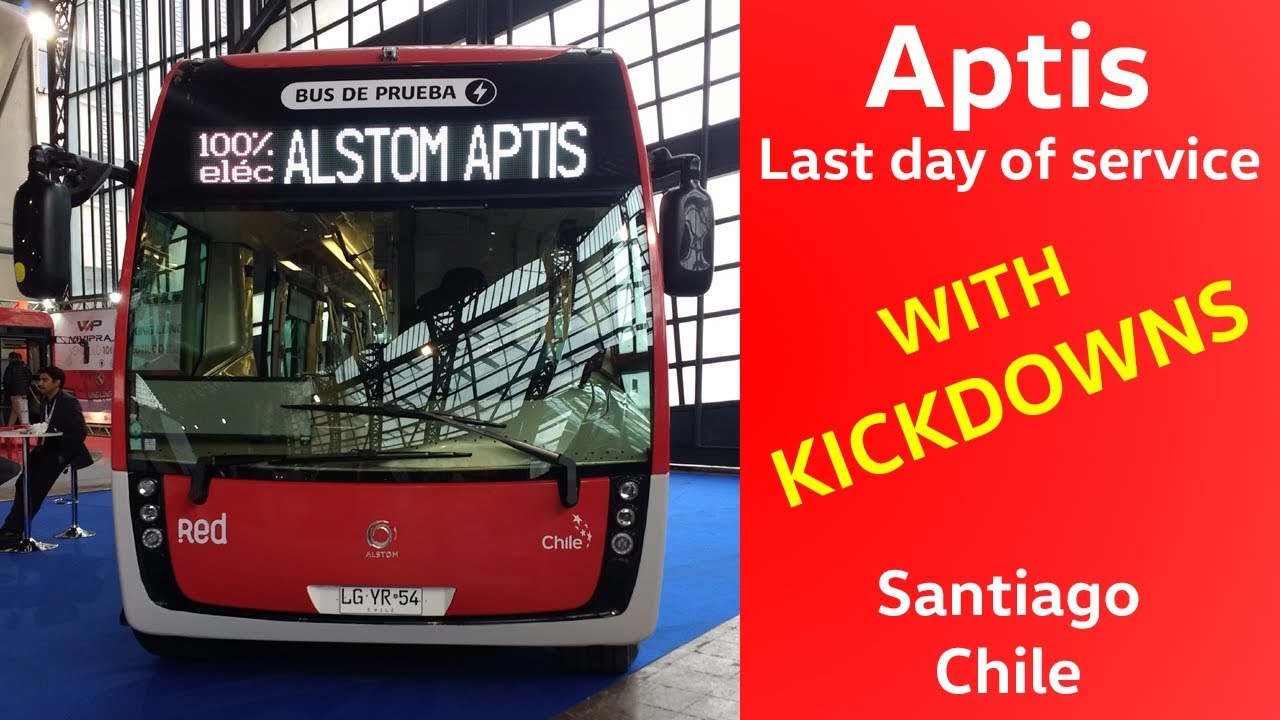 [PRUEBAS] Alstom Aptis - Vlog de Servicio - L&iacute;nea C20 Transantiago/Red