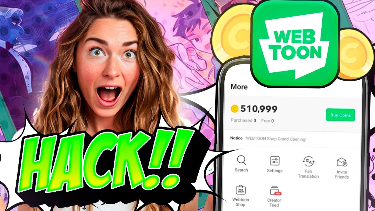 Free Webtoon Coins ✅ 2026 - How To Get Webtoon Free Coins & Premium for iOS/Android