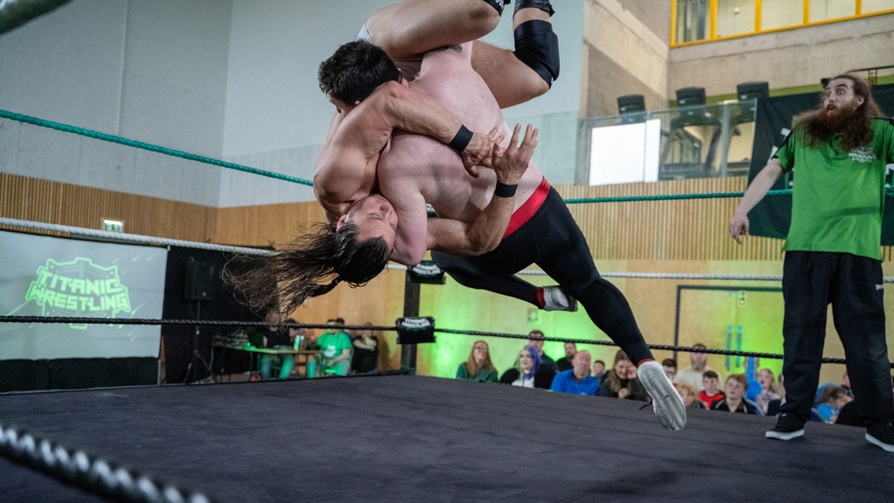 Full Match - The Dark Horse Vs. Big Ro - Titanic Wrestling