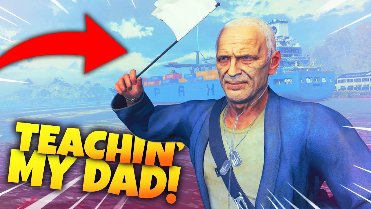 TEACHING MY DAD HOW TO PLAY BLACKOUT! ...HOW TO WIN!