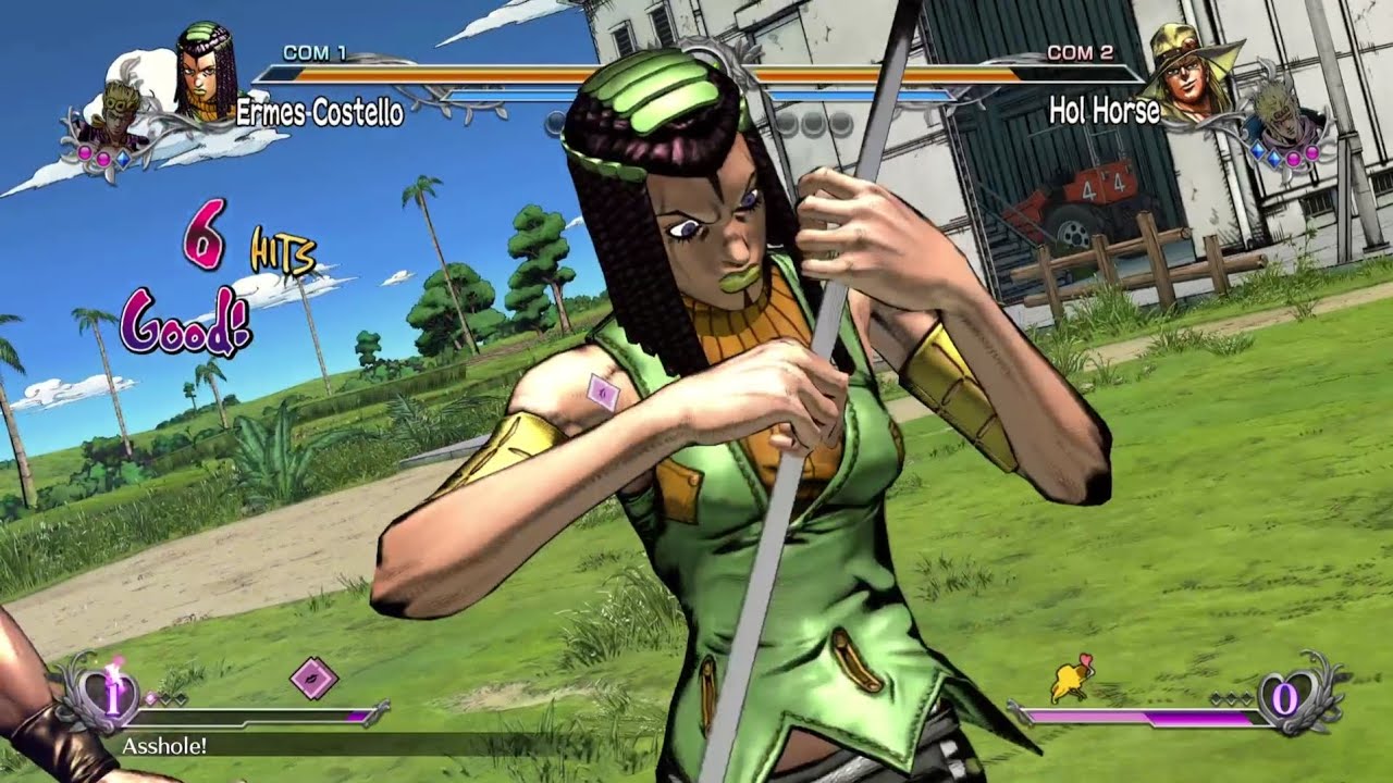 Hermes Costello VS Hol Horse - JoJo's Bizarre Adventure All-Star Battle R