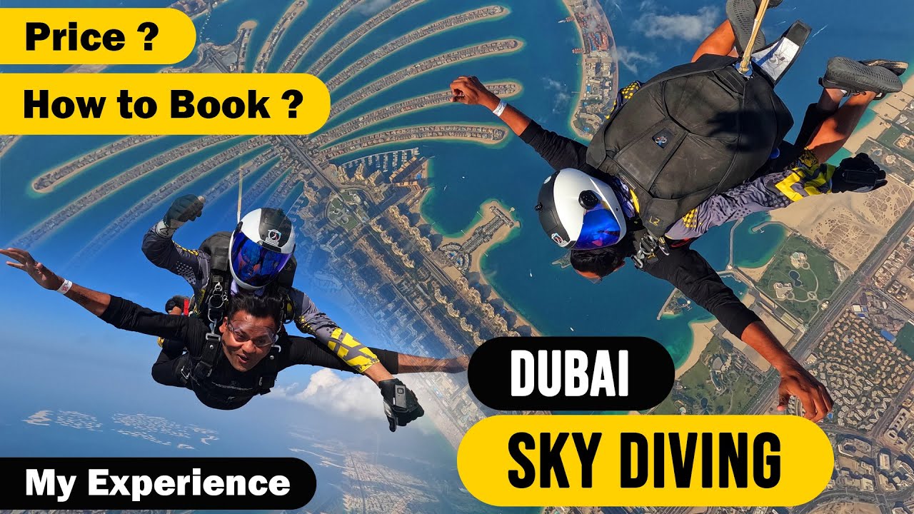 Life का सबसे बड़ा Risk Skydiving | Skydiving Price at Dubai | How to Book ? | Skydiving Dubai 2023