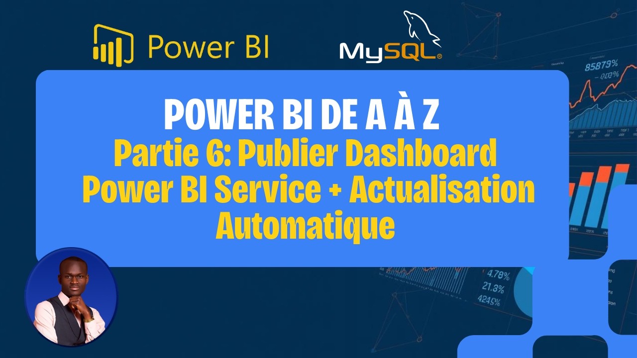 #6 Comment Publier Power BI Service : Partage & Actualisation Auto | Formation Gratuite
