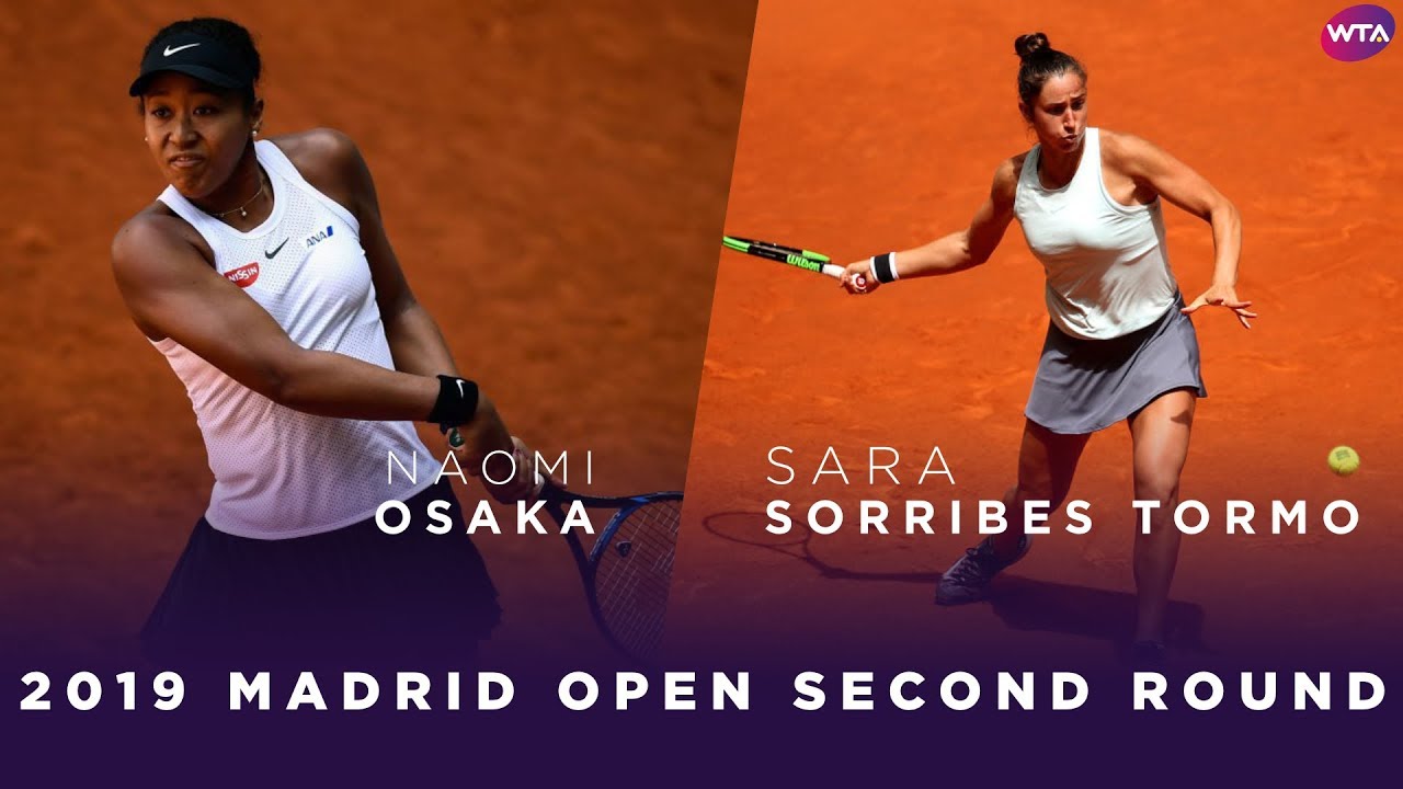 Naomi Osaka vs. Sara Sorribes Tormo | 2019 Madrid Open Second Round | WTA Highlights