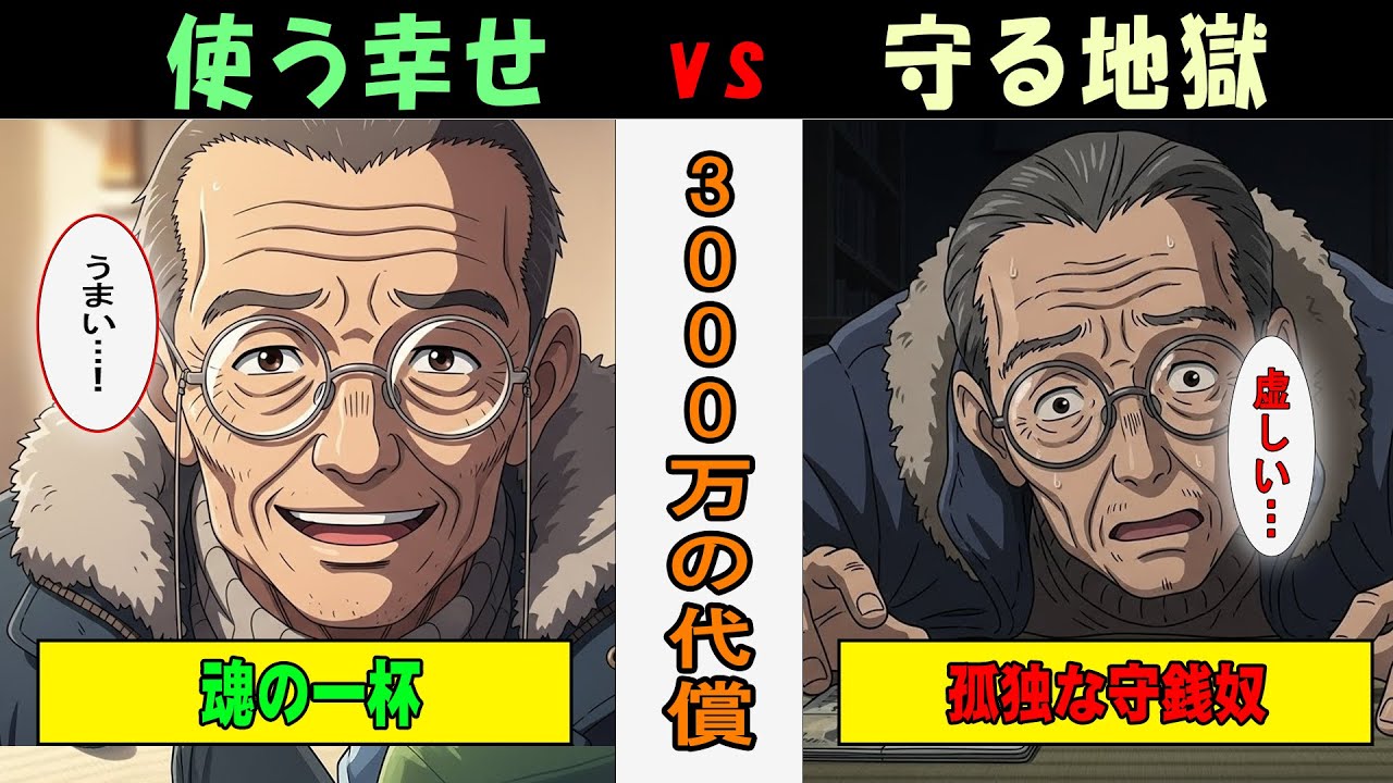 【漫画】貯金3000万あっても使えない男の末路   「節約」が招いた老後の悲劇