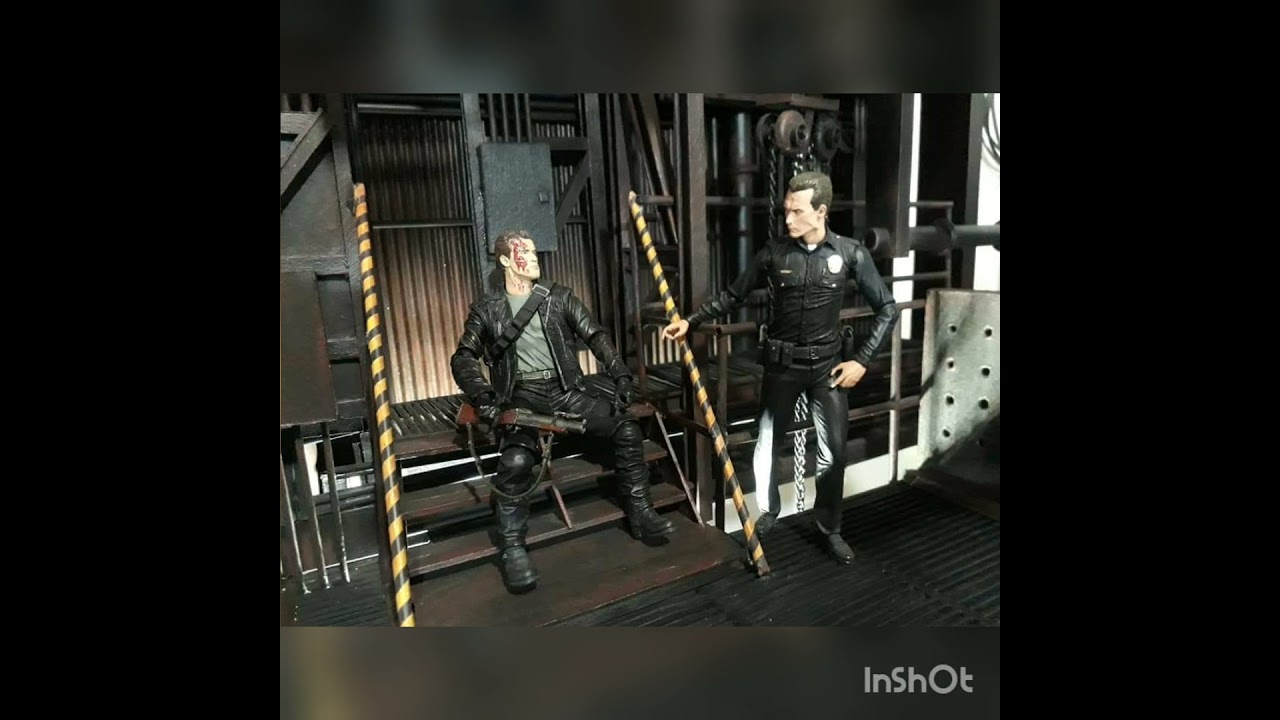 terminator 2 diorama batalla final