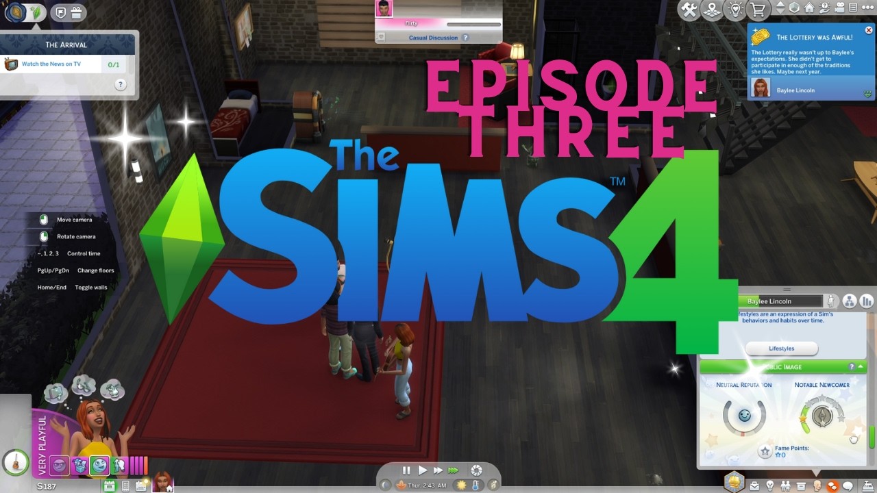 Sims 4 Let's Play - Episode Three