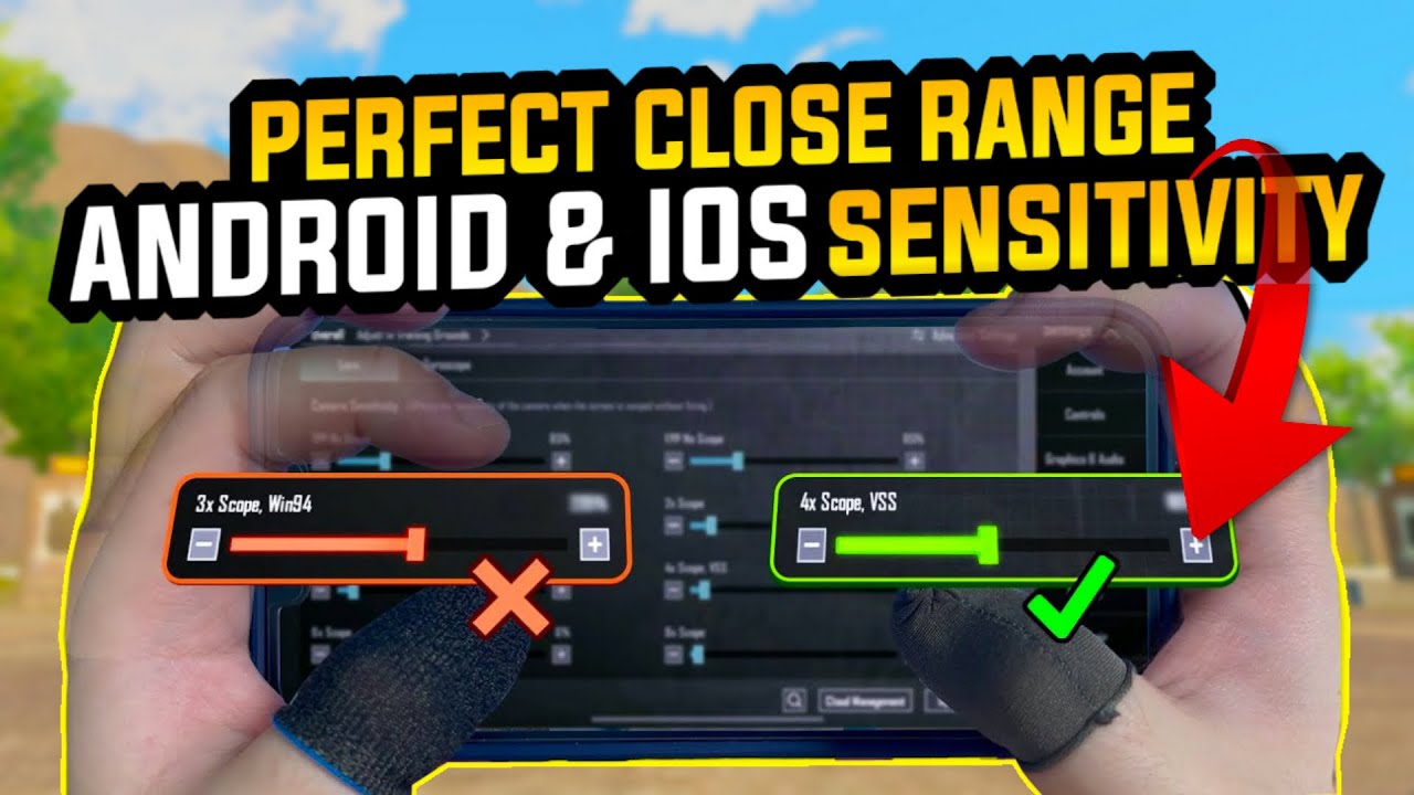 Strongest CLOSE RANGE Sensitivity ~ Android & Iphone ~ 2025 BGMI