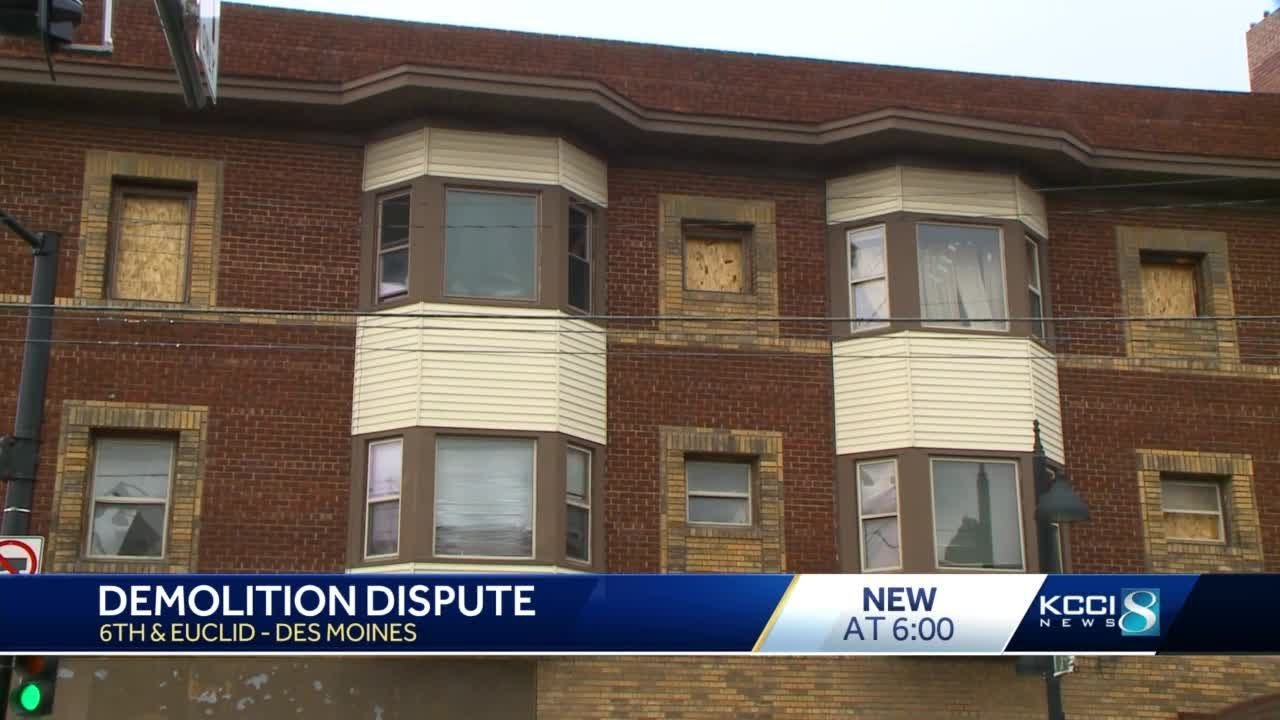 Those against demolition of Des Moines apartment building plan to speak up
