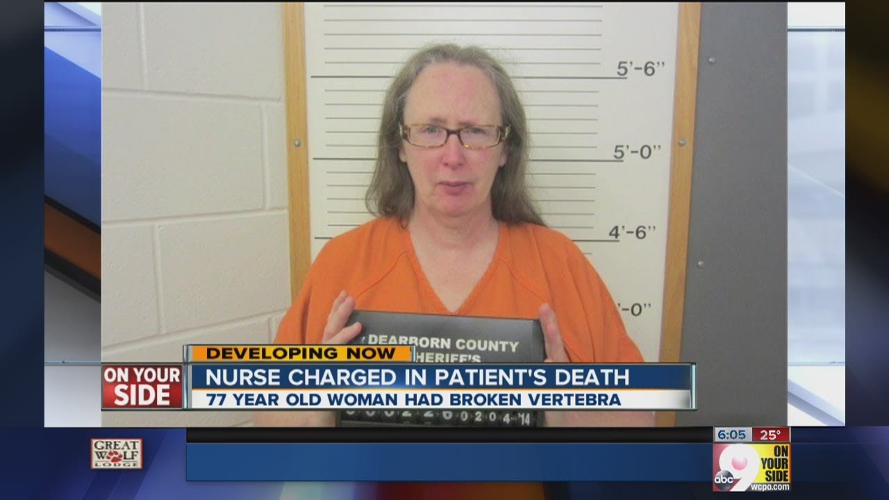 Nurse charged in patient's death