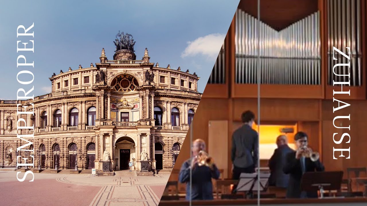 Semperoper (nicht ganz) zuhause: »What a Wonderful World« auf vier Trompeten und Orgel