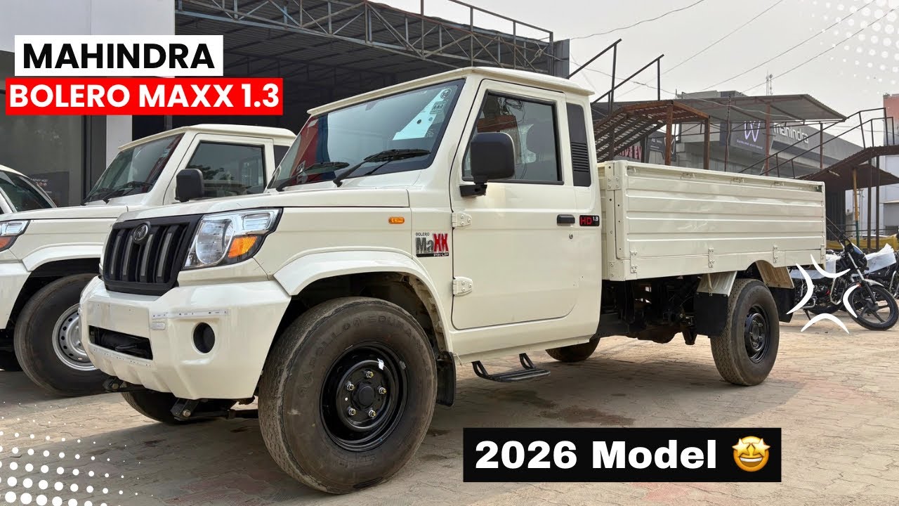 Mahindra Bolero Maxx HD 1.3 Pickup | Payload & On-Road Price 2026 🔥
