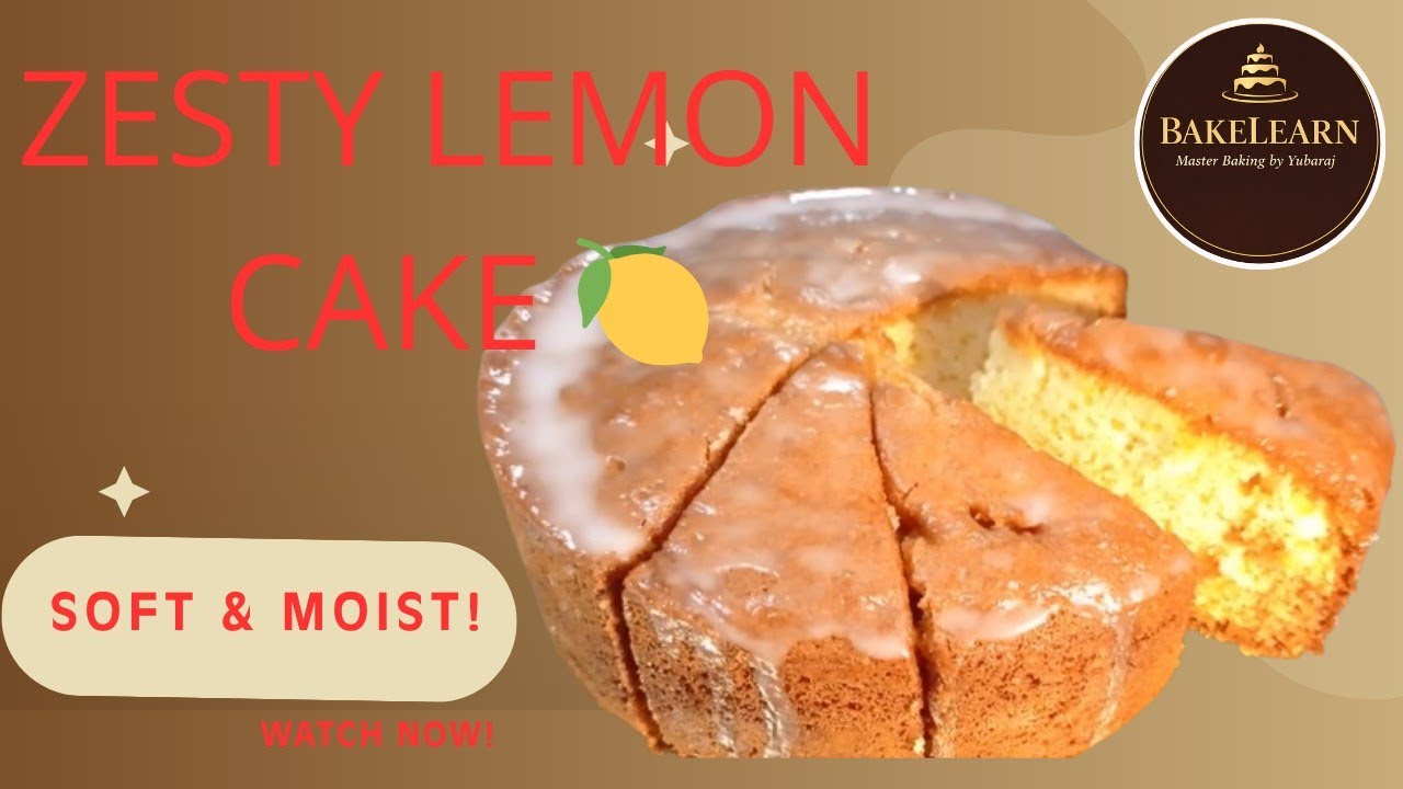Soft & Moist Lemon Cake 🍋 | Easy Bakery Style Recipe #Shorts#shortsfeed #explore 