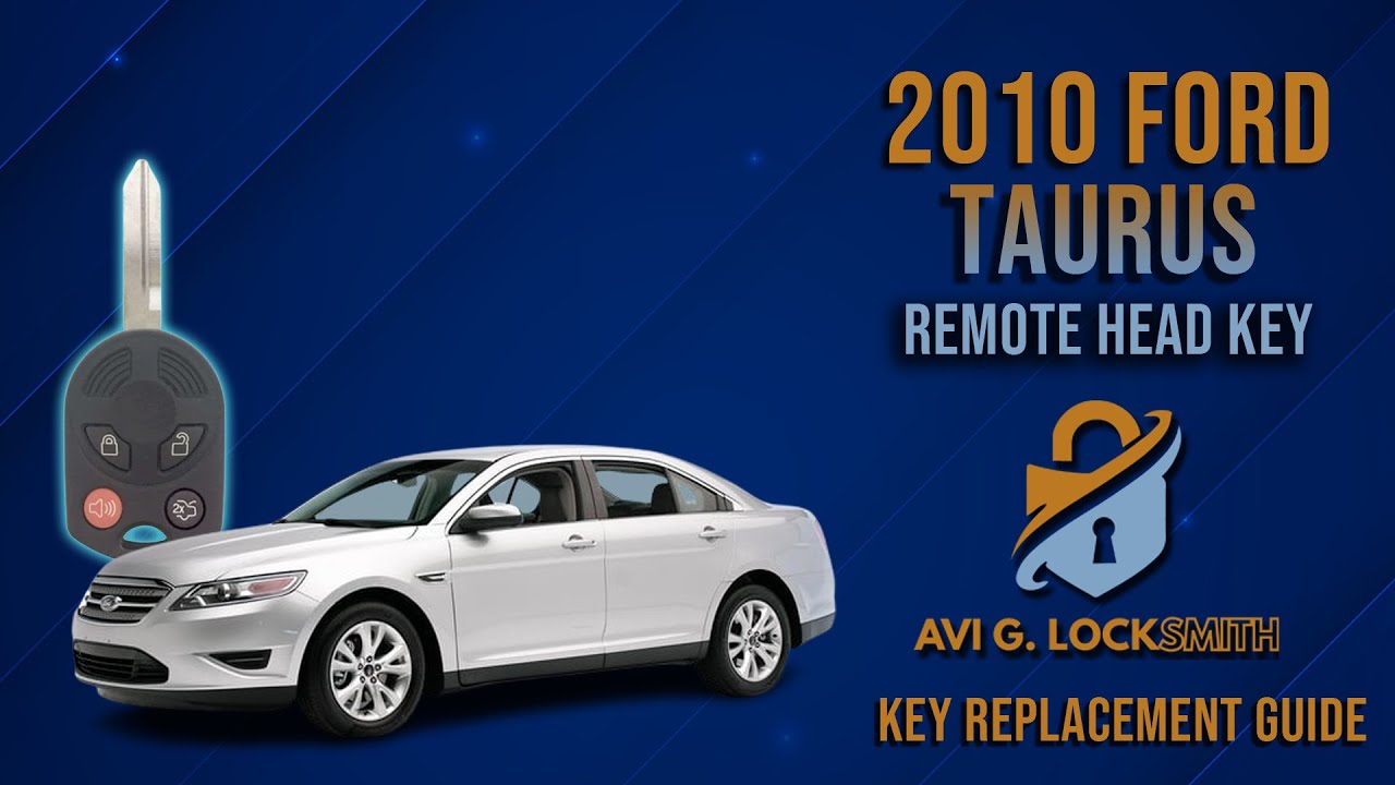 🔑🚗 Cut & Program Remote Head Key for 2010 Ford Taurus | Affordable & Quick DIY Guide!