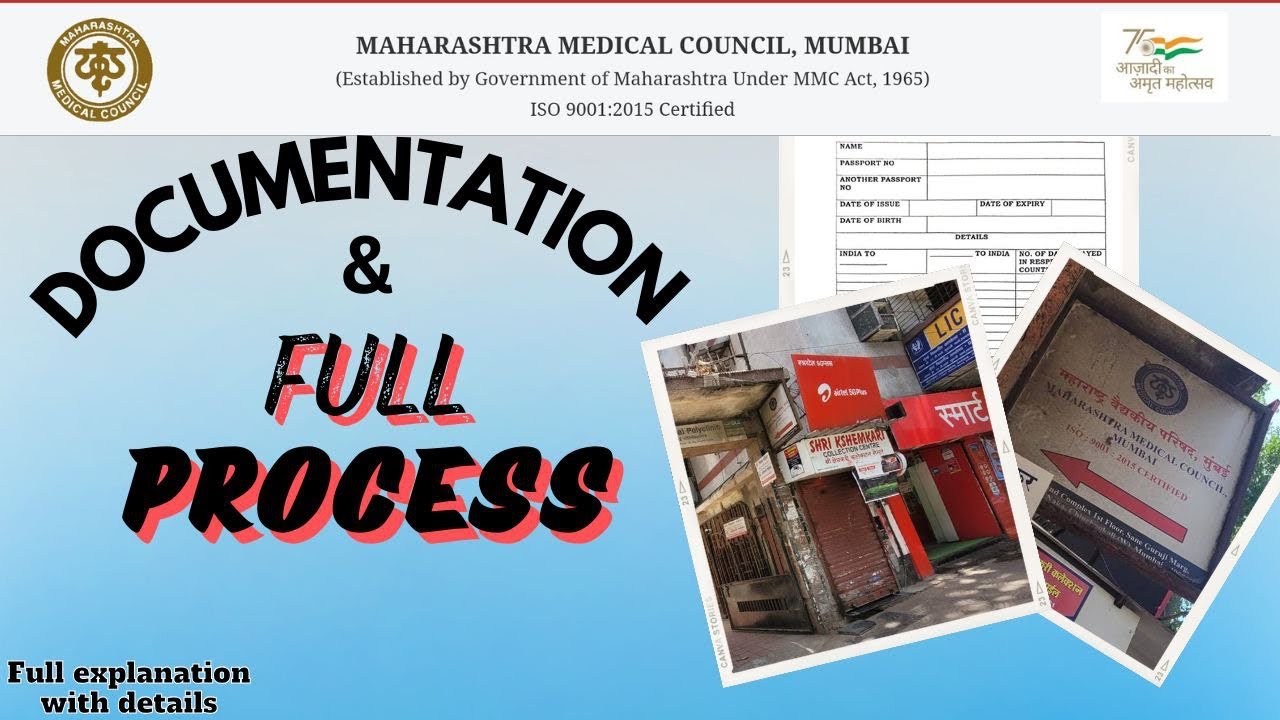 Documentation at Maharashtra Medical Council For FMGE Internship | Documents at MMC for internship