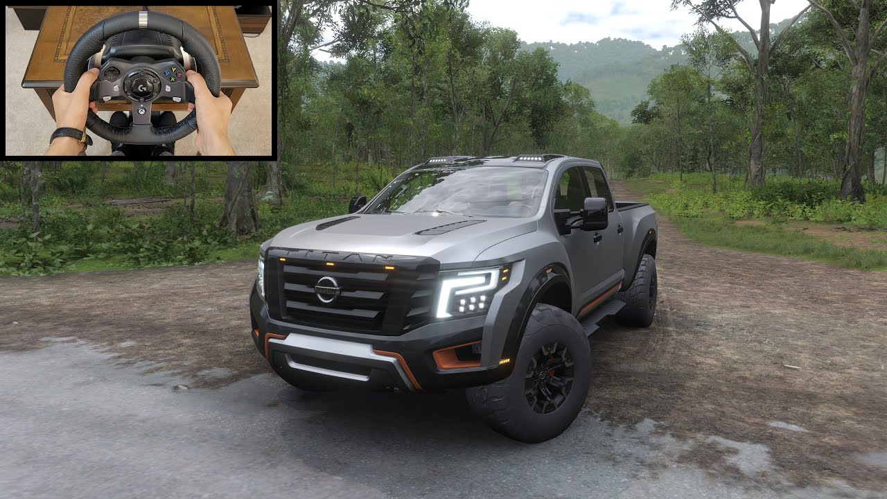 Nissan Titan Warrior Concept - Forza Horizon 5 (Steering Wheel logitech g920) Gameplay