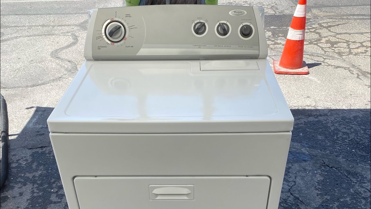Como darle servicio completo a una secadora whirlpool