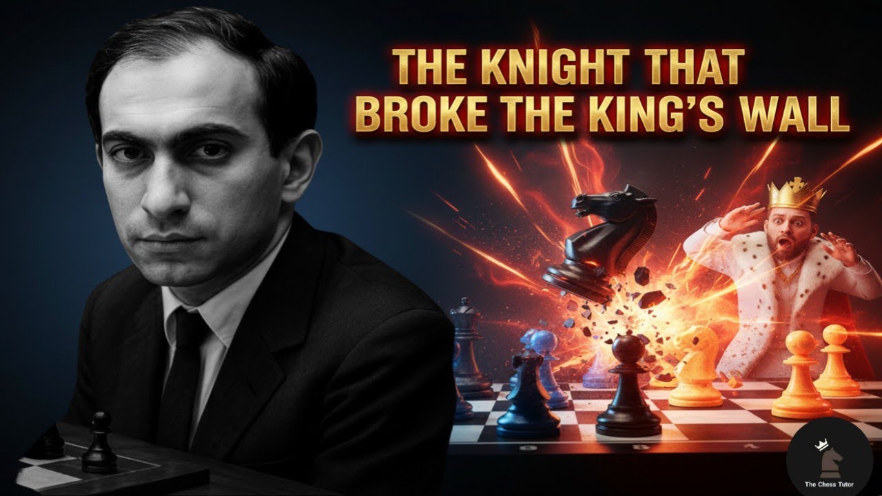 The Knight Sacrifice That Opened the King’s Grave | Tal vs Niebult (1954)