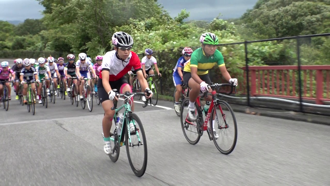 2018年IH 自転車競技 ロード 女子 車載カメラ