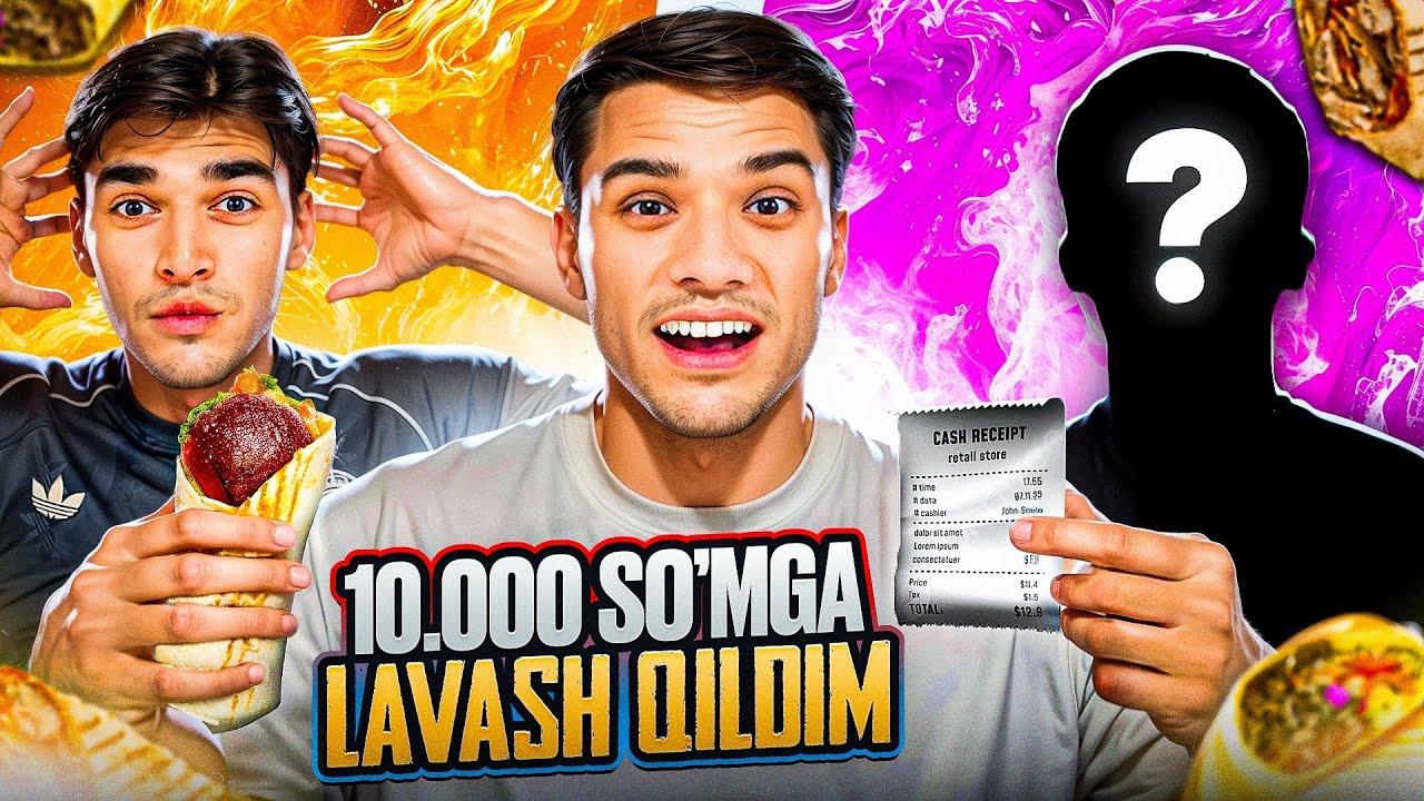 10.000 ga DUNYONI LAVASHINI QILDIK.❗️
