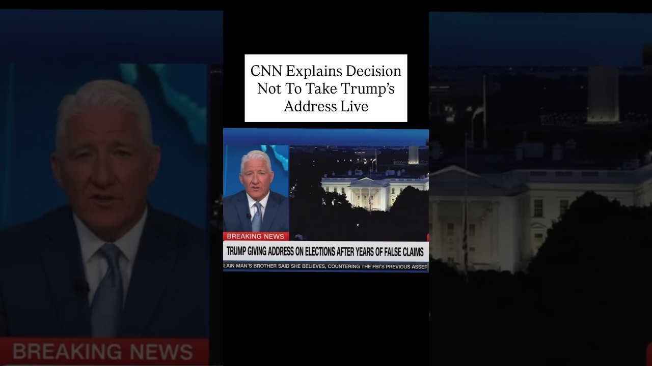 Почему CNN и другие телеканалы не стали транслировать выступление Трампа в прямом эфире
