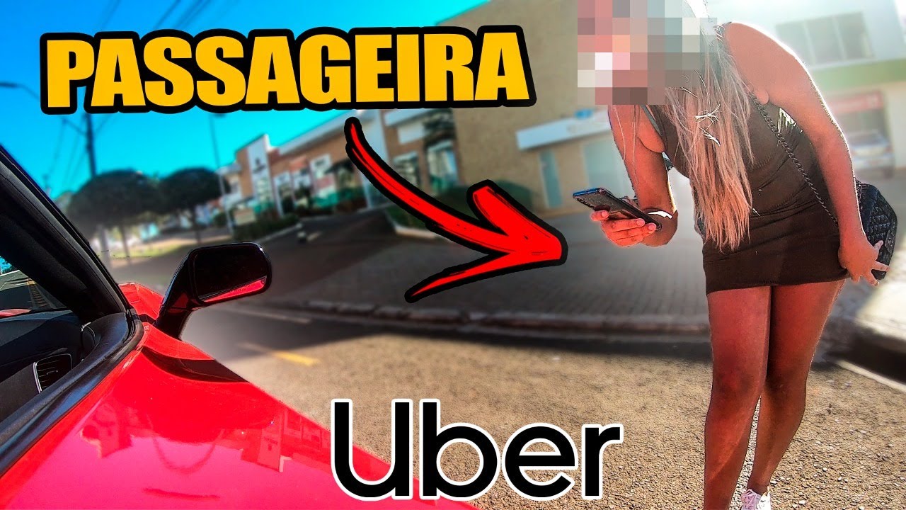 FIZ UBER DE CORVETTE E OLHA A PASSAGEIRA QUE APARECEU...