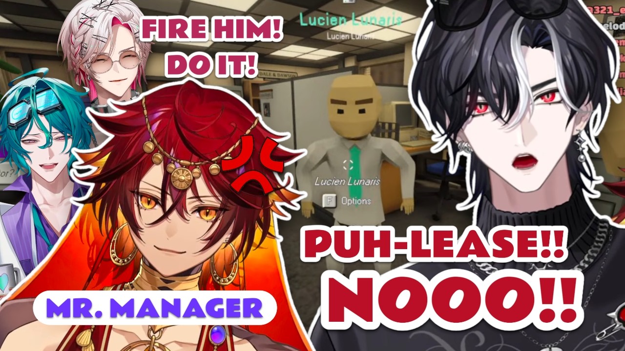 Lucien becomes an office worker and dances on work hours 【FSP EN Clip】