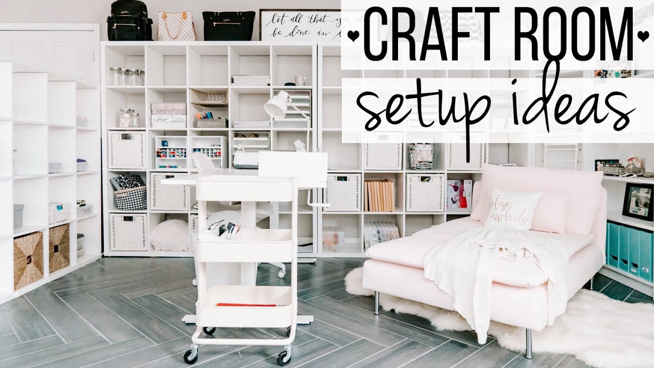 Craft Room Tour // Craft Room Ideas