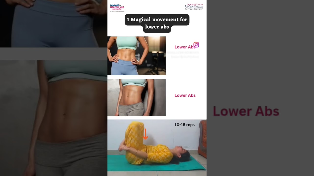 1 MAGICAL MOVEMENT for lower abs...⤴