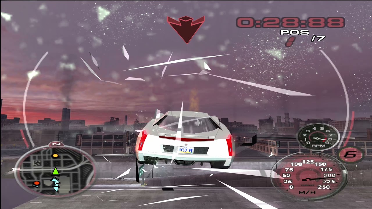 Cien Midnight Club 3:  Dub Edition Remix Unordered Race In Detroit