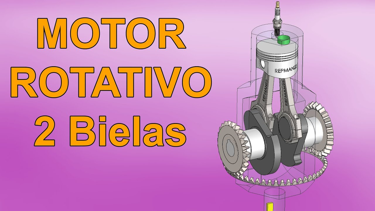 Nuevo Motor Semi Rotativo con 2 Bielas 🤯 Avadi MA-250