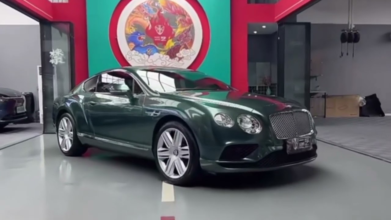 CAXVINYL Factory PET Bentley Verdant Car Wrap Install Case