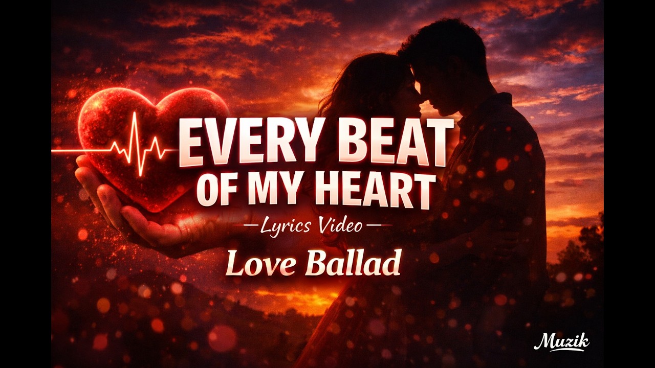 Every Beat Of My Heart (Lyrics) | Romantic Love Song | Emotional Love Ballad