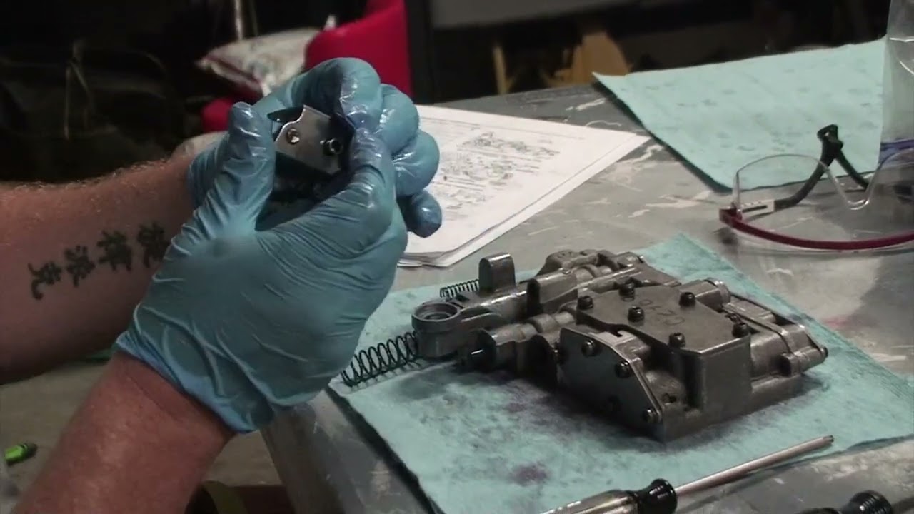 32RH (904) Valve Body Reassembly Part 5 - Throttle/Line Pressure Valves & Adjuster Bracket