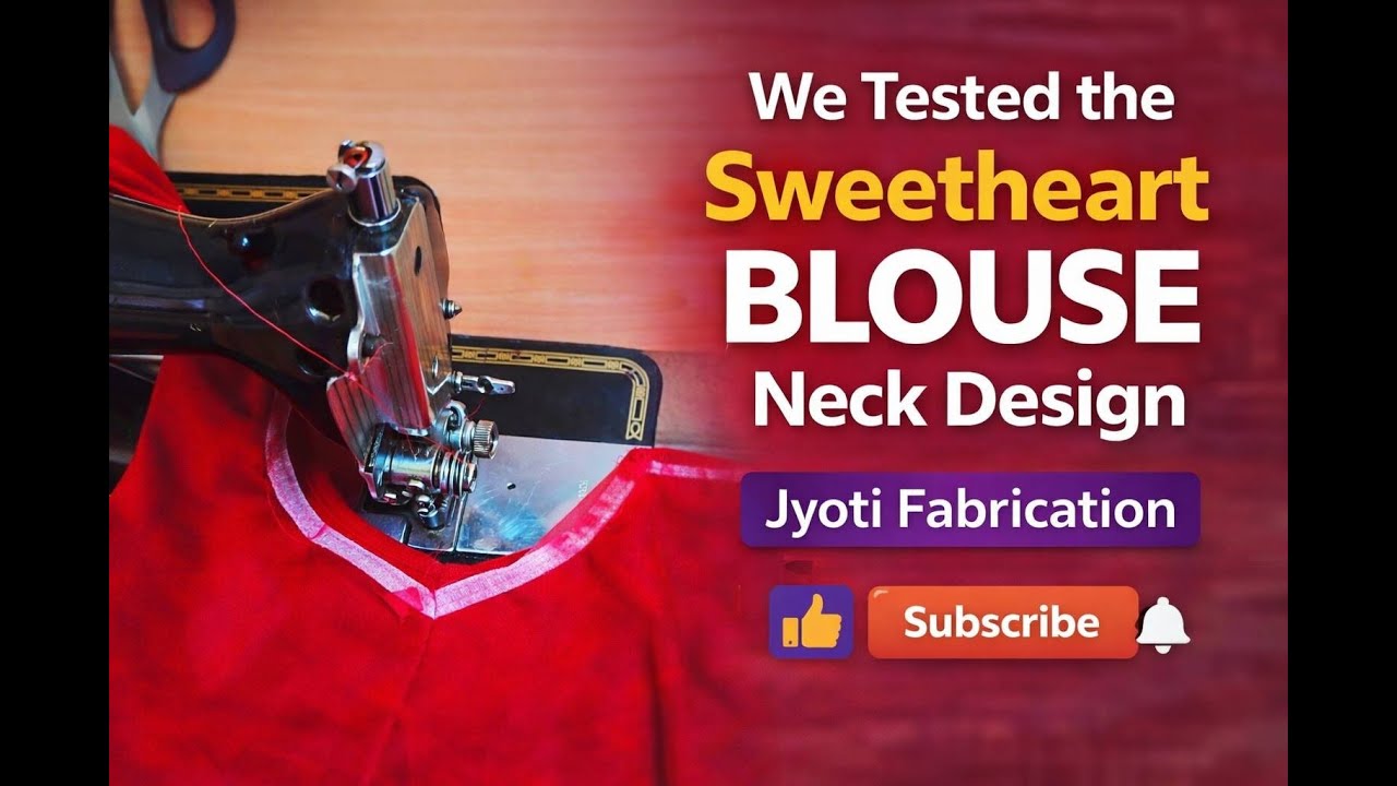 We Tested the Sweetheart Blouse Neck Design