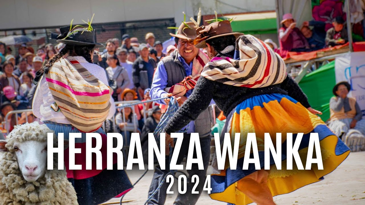 Inicio del SANTIAGO EN HUANCAYO con la herranza tradicional de la comunidad campesina de CHACAPAMPA.