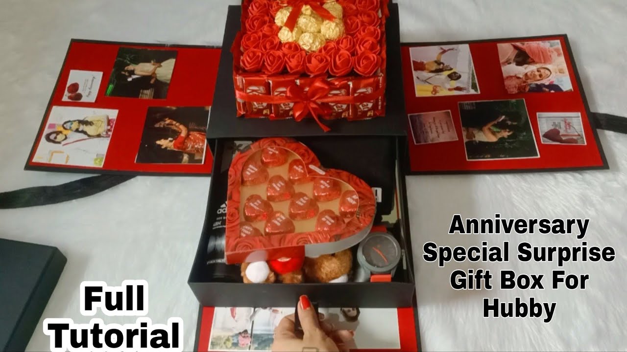 Surprise Box For Anniversary || Best Anniversary Gift for Hubby|| Anniversary gift idea for him ||