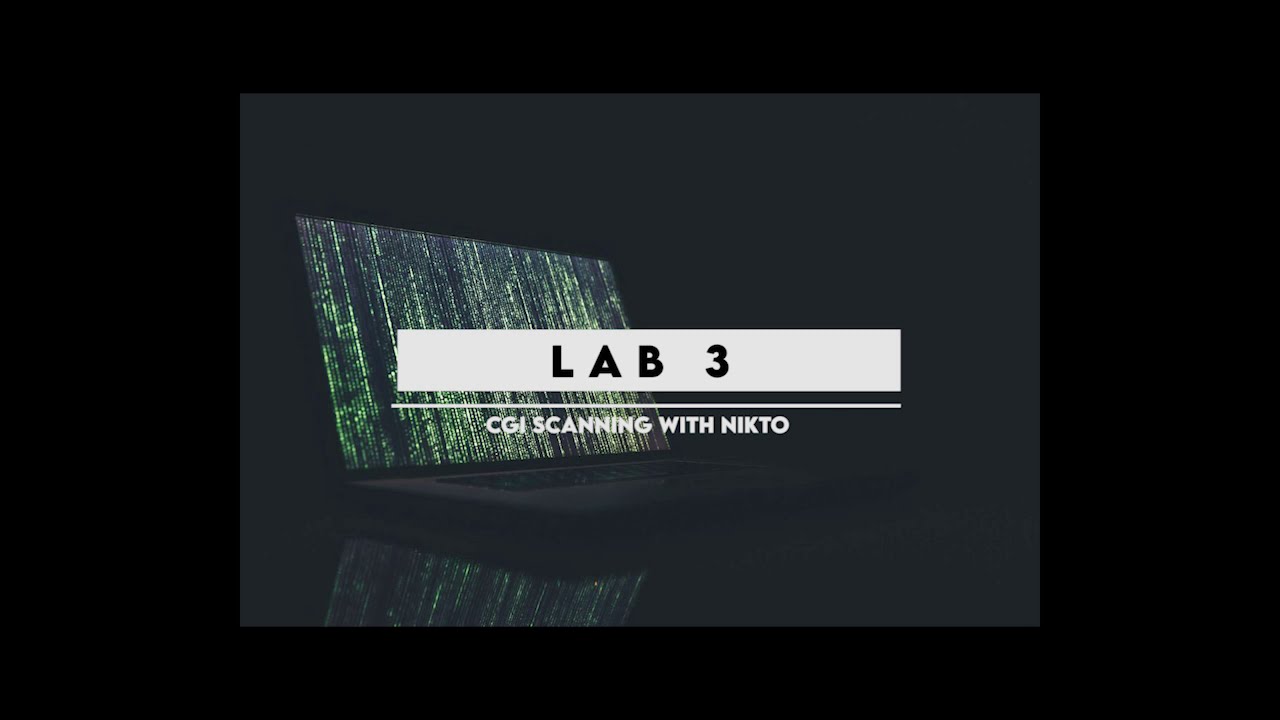 CEHv10 Modul 05 - Vulnerability Analysis - Lab 3 CGI Scanning with Nikto