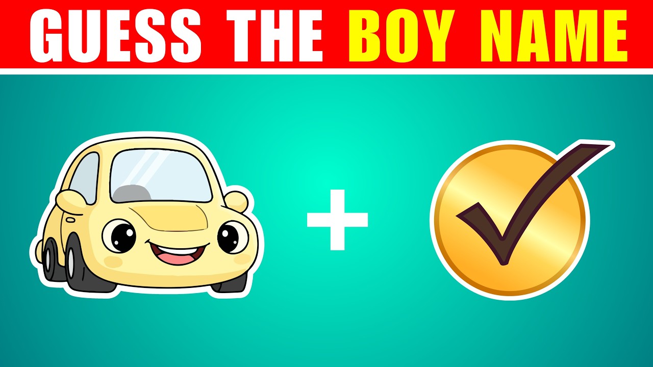 Guess The Boy Name by Emoji Quiz! 😄🧠✨I Fun Brain Test! 🤓🧠